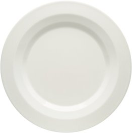 Teller flach Fahne 26 cm Allure bonewhite Porzellan