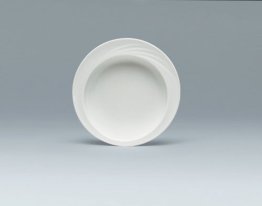 Komfortteller 23 cm weiß, Donna Senior Porzellan