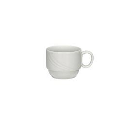 Spezialobere stapelbar K/18 weiß, Donna Senior Ø 79 mm Porzellan
