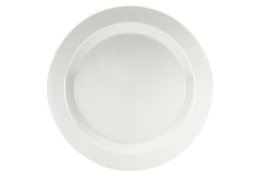 Teller flach schmale Fahne 26cm weiß Connect Porzellan