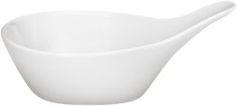 Schale mit Griff 18cm weiß, Unlimited
