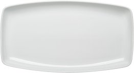 Snackplatte 31x17cm Unlimited weiß Porzellan