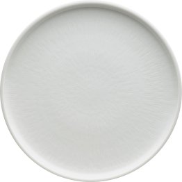 Teller flach coup Struktur 28 cm weiß Shiro Porzellan