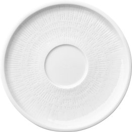 Kombi-Untere Struktur weiß Ø 165 mm Shiro Porzellan