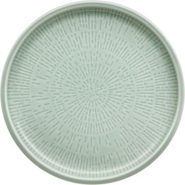 Teller flach coup Struktur 17 cm FROST Shiro Glaze Porzellan