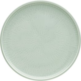 Teller flach coup Struktur 24 cm FROST Shiro Glaze Porzellan
