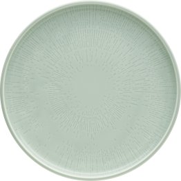 Teller flach coup Struktur 26 cm FROST Shiro Glaze Porzellan