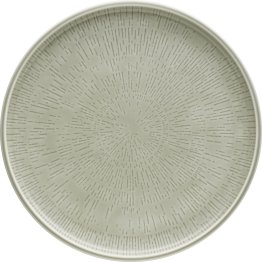 Teller flach coup Struktur 28 cm STEAM Shiro Glaze Porzellan