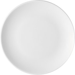 Teller flach coup 15 cm weiß Unlimited Porzellan
