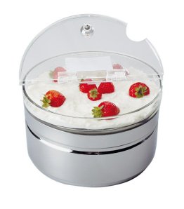 Buffet-Kühlschale TOPFRESCH Maxi Glas 240 x mm Edelstahl