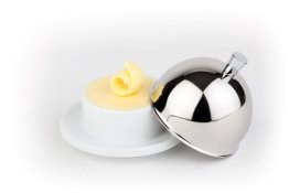 Butterservierer Ø 9 cm Porzellan