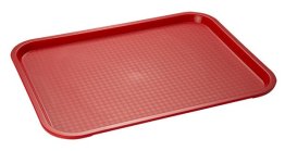 Fast Food-Tablett 45 x 35,5 cm rot