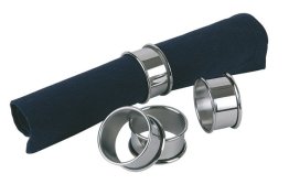 Serviettenringe 4er Pack 47 x mm Edelstahl