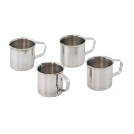 Sahnegießer 4er Pack 150 x 40 mm Edelstahl