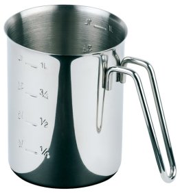 Messbecher 1,0 l Edelstahl