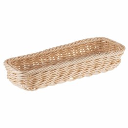 Besteckkorb ECONOMIC oval beige 270 x 100 mm
