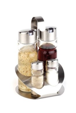 Menage Salz/Pfeffer/Essig/Öl PRO 112 x 123 mm Edelstahl