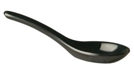 Fingerfoodlöffel schwarz 135 x 45 mm