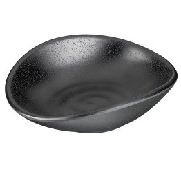 Teller ZEN Größe M schwarz 130 x 110 mm