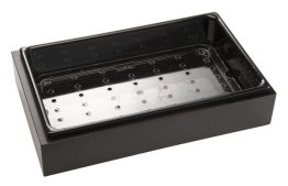 Eisbox/Buffetbox Set 3tlg. FRAMES Farbe Wenige (dunkel) 530 x 325 mm GN 1/1