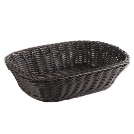 Korb rechteckig 26,5 x 19cm schwarz
