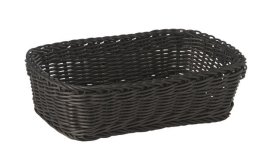 Korb rechteckig 31 x 21cm schwarz