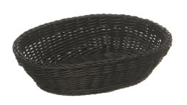 Korb oval 25 x 19cm schwarz
