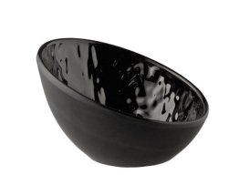 Schale, rund -TAO- 10,5 x 10 6,5/3cm schwarz, Melamin