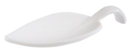 Fingerfood-Löffel -LEAF- weiß, Melamin 100 x 45 mm