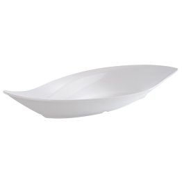 Schale -LEAF- weiß 420 x 195 mm