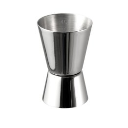 Cocktail-Doppelmaß 45 x mm Edelstahl