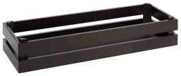 Holzbox -SUPERBOX- GN 2/4 schwarz 555 x 185 mm