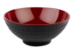 Schale -ASIA PLUS- Ø 16 cm rot/schwarz