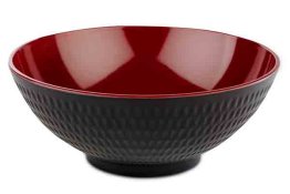 Schale -ASIA PLUS- Ø 24 cm rot/schwarz