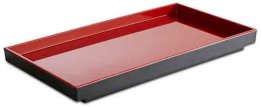 GN 1/3 Tablett -ASIA PLUS- rot/schwarz 325 x 176 mm