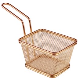 Servier-Frittierkorb -SNACKHOLDER- 10 x 8,5 cm Edelstahl