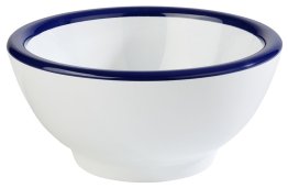 Schale -PURE- weiß blau Ø 13 cm