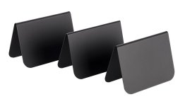 Tischaufsteller schwarz 7,5 cm 10er Pack