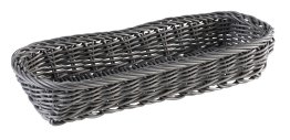 Besteckkorb ECONOMIC oval anthrazit 270 x 100 mm
