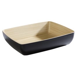 GN 1/2 Schale FRIDA 32,5 x 26,5 cm schwarz