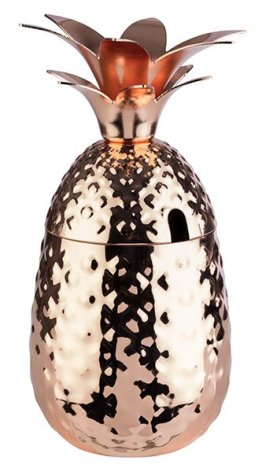Becher PINEAPPLE Kupfer-Look 90 x mm Edelstahl