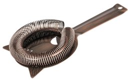 Barsieb Ø 9 cm Antik-Kupfer-Look Edelstahl
