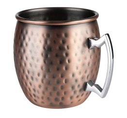 2er Set Becher MOSCOW MULE Antik-Kupfer-Look 90 x 120 mm Edelstahl