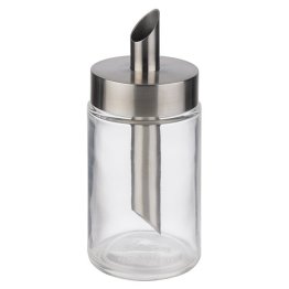 Zuckerdosierer Ø 6 cm, H: 14,5 cm Edelstahl Glas