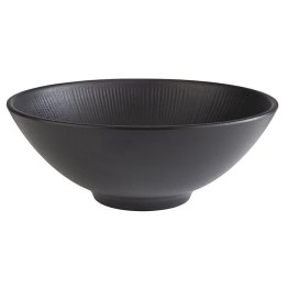Schale NERO hoch 1,7 l Schwarz
