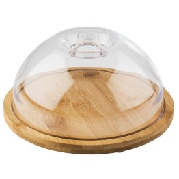Tablett Bambus mit Haube Ø 20,5 cm H: 10
