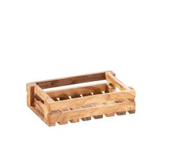 Table Caddy OLIVE 22 x 15 cm H: 6 Braun,