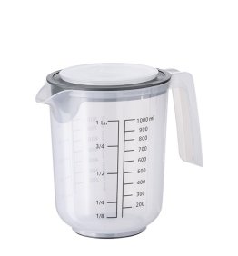 Messbecher und Rührbecher mit Deckel 1,0 l