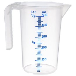 Messbecher STACKABLE Ø 9 cm H: 14 0,5 l