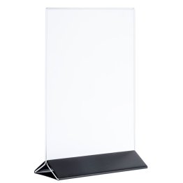 Kartenhalter schwarz für DIN A5 150 x 70 mm